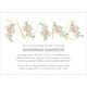 Floral Twins Baby Shower Invitations Image 4 of 4
